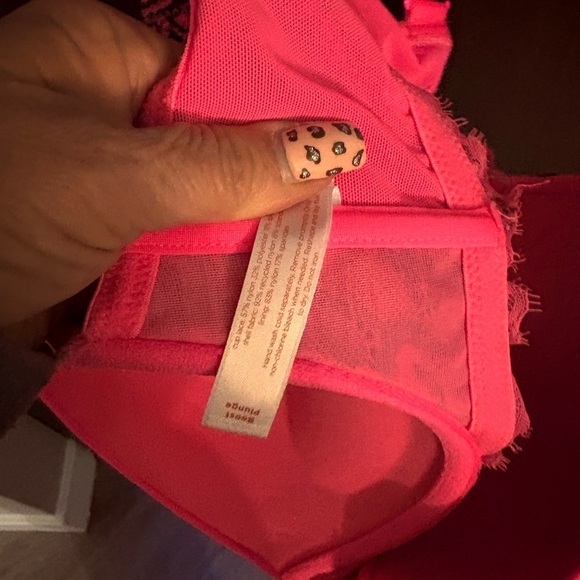 Lane Bryant Pink Lace Push-Up Bra - Picture 2 of 5